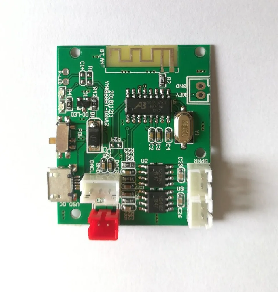 

5V dual 5W Bluetooth 5.0tws case to case power amplifier board 5.0 Bluetooth TWS case to case Bluetooth module power amplifier