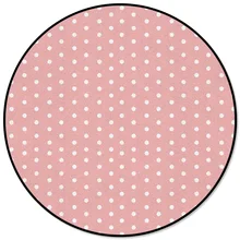 Белый круглый розовый ковер с волнистыми точками, ковры для декора гостиной, коврики для детской комнаты, коврики для спальни, современные коврики