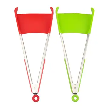 

12" 2 In 1 Spatula Tong Smart Food Tong For Kitchen