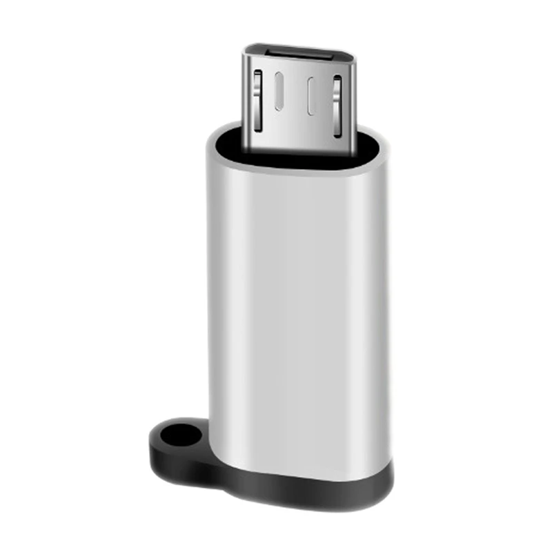 2 шт Micro-USB адаптер Тип C к Micro-USB Мужской OTG USB конвертер для телефонов Android планшеты геймпад(черный и серебристый