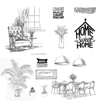 

DABOXIBO Dining Table At Home Clear Stamps Mold For DIY Scrapbooking Cards Making Decorate Crafts 2020 NEW Arrival