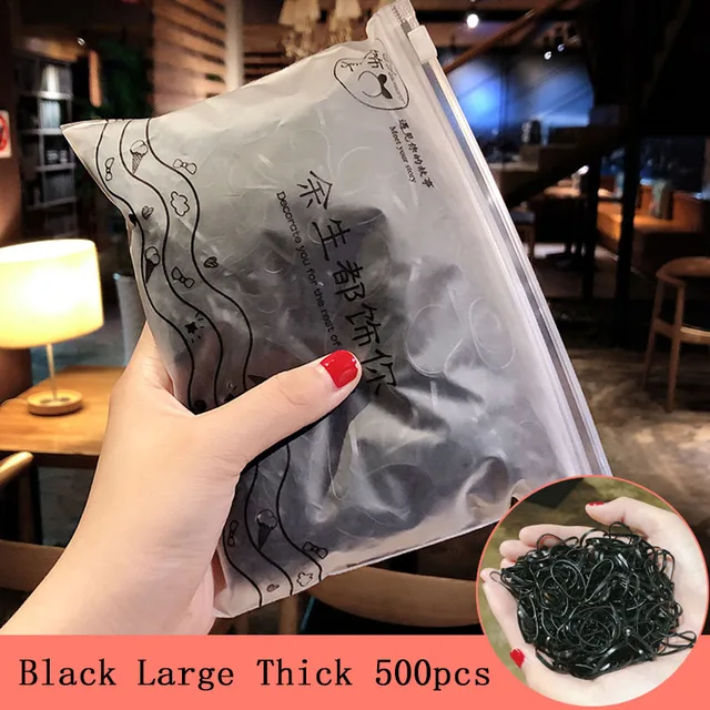 1000pcs/Pack Girls Colorful Small Disposable Rubber Bands Gum For Ponytail Hold Scrunchie Hair Bands Fashion Hair Accessories 500colorful 17