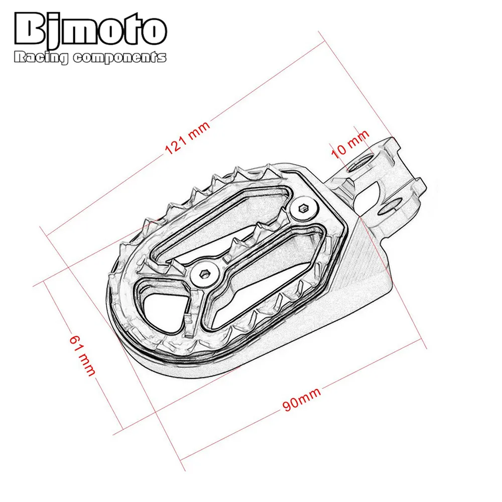 Для Suzuki RM250 RM 250 RMZ450 РМЗ 450 2010 2011 2012 2013 мотоцикл велосипед-внедорожник cnc ножная педаль Подножка для ног