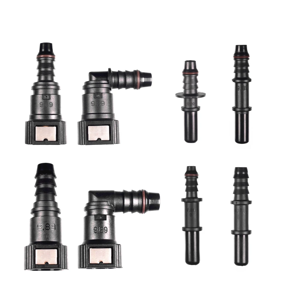 8mm Universal Straight Fuel Line Quick Release Connect Female Connector