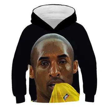 

PINSHUN 2020 Fashion Streetwear Kobe Bryant Hoodie 3D Print Sweatshirt Multiple Colour Children Hoodies Pullover