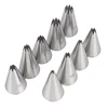 9pcs Open Star Cream Piping Nozzles Cake Decorating Set Metal Pastry Bag Tips ► Photo 3/6