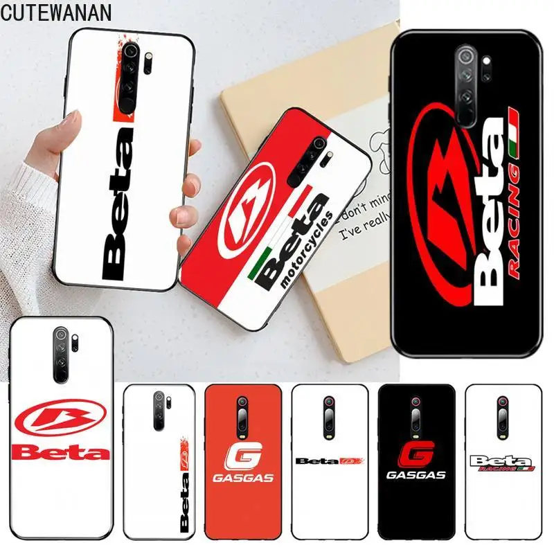 Силиконовый черный чехол для телефона BETA RACING GASGAS Redmi Note 9 8 8T 8A 7 6 6A Go Pro Max K20 K30