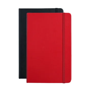

A5 96sheet red/black Stationery Cortex Notebook Leather Bandage Notepad Bring Envelope Pocket Mark planner diary agenda defter