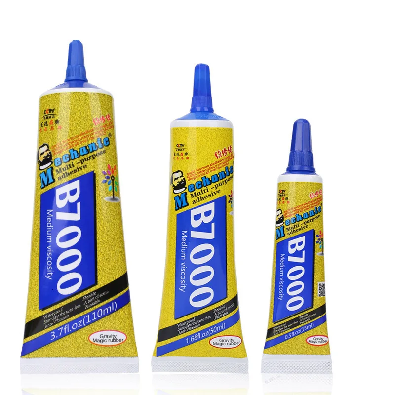 

Mechanic 15ml/50ml/110ml B-7000 Multi Purpose Glue Adhesive Epoxy Resin Diy Craft Glass Touch Screen Super Glue B7000 Nail Gel