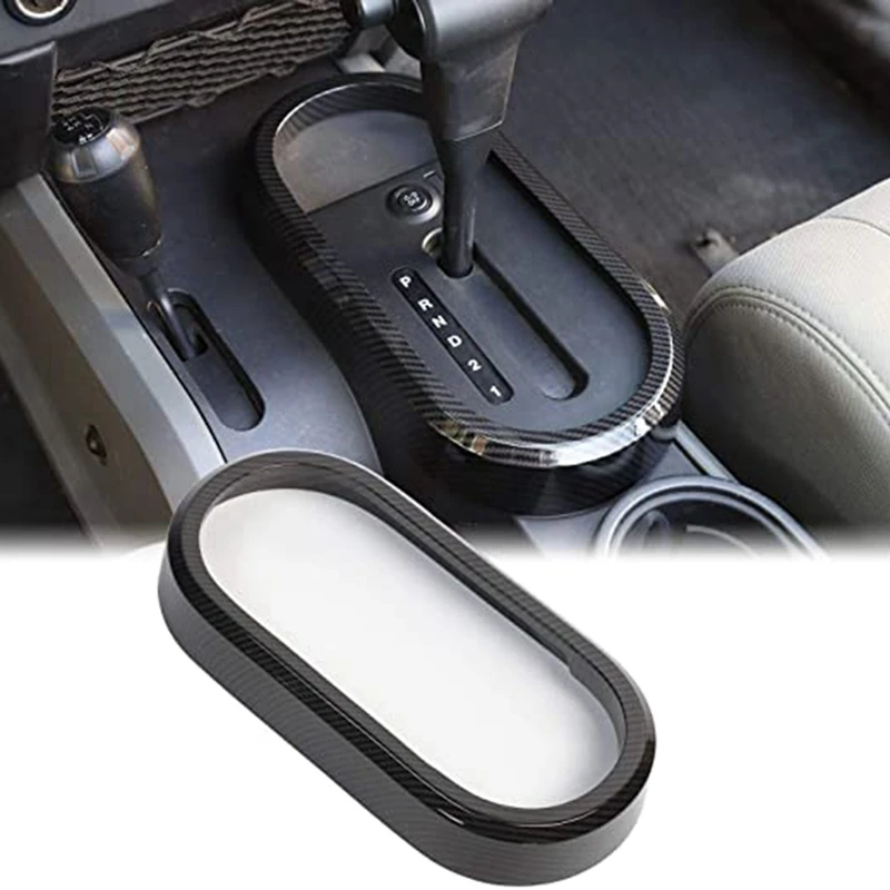 Панель переключения передач накладка рамка для Jeep Wrangler JK JKU Sport X Sahara Rubico 2007-2010