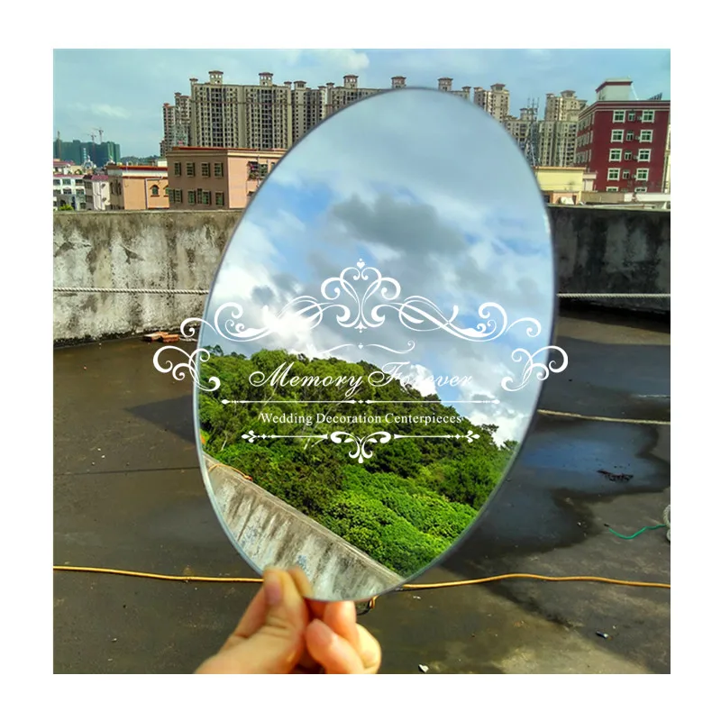 

wedding decoration table centerpiece mirror tray candle holder plate flower vases event party decor