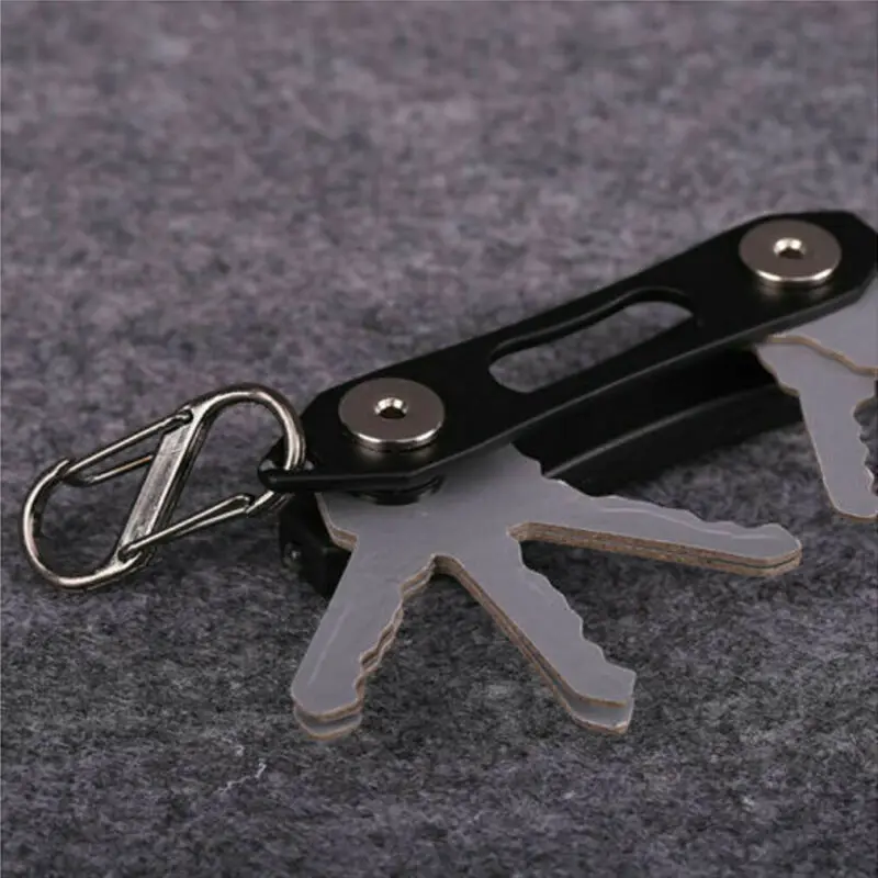 NEW Smart Key Holder Compact Keychain Organizer With LED Lights Bottle Opener NEW Smart Key Holder Compact Keychain Organizer With LED Lights Bottle Opener