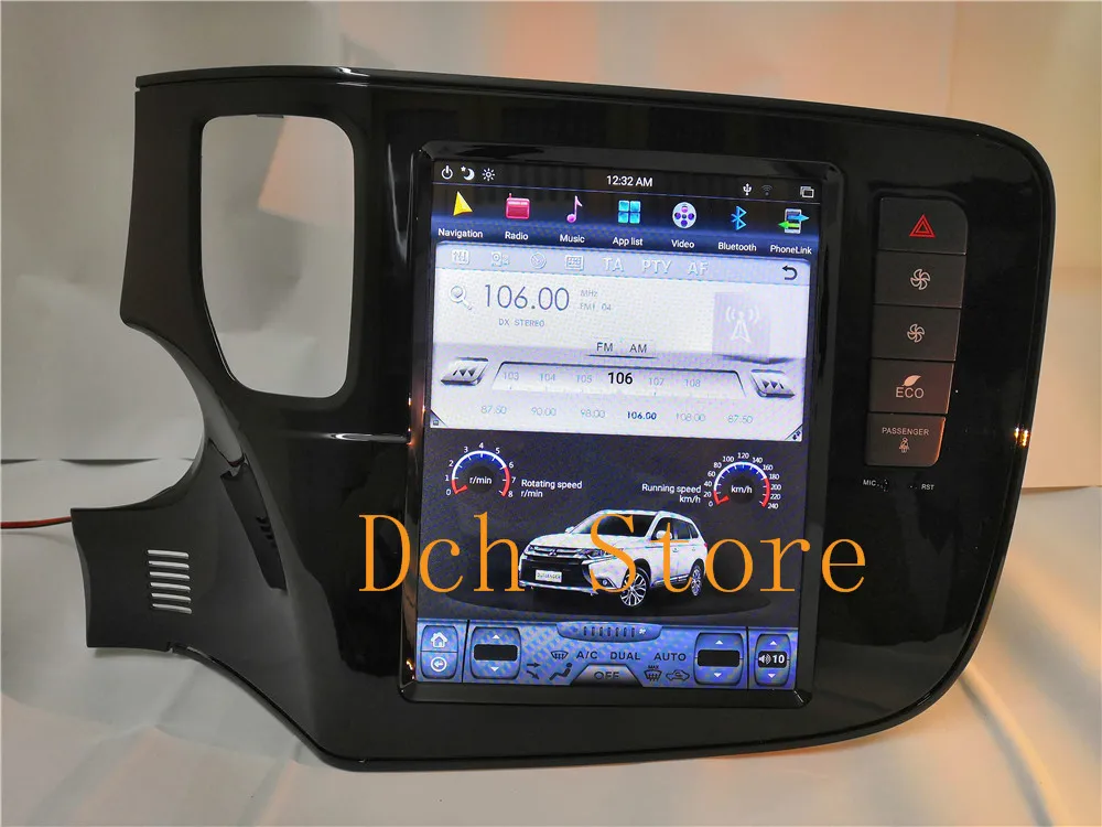 10 4 ''вертикальный экран Tesla стиль Android 9 0 автомобильный DVD GPS навигация Радио