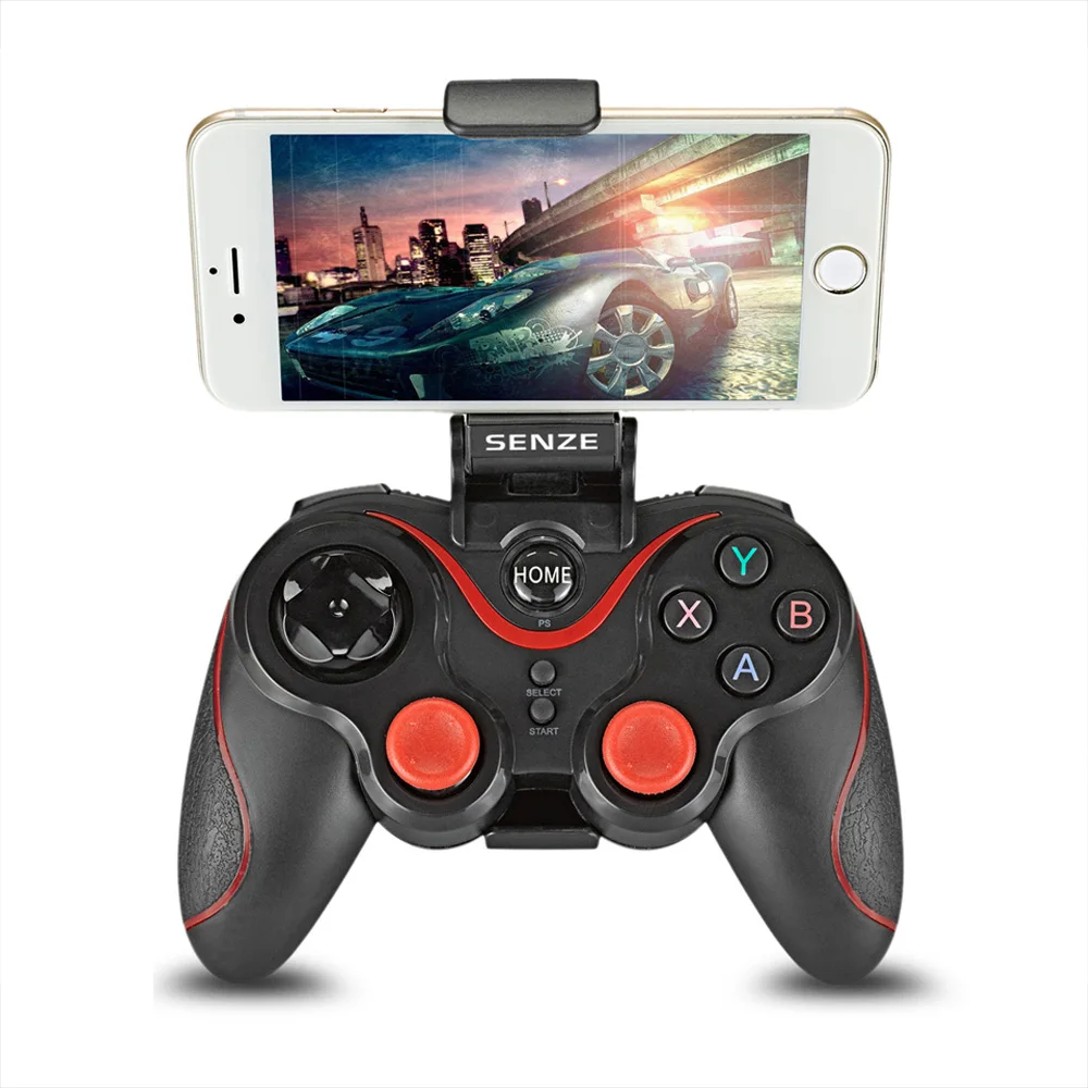 SENZE A1006 Bluetooth игровой контроллер с регулируемой подставкой для телефона для PUBG Fortnite для Android, iOS, Windows