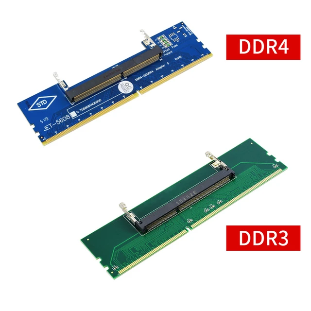 Adaptateur de carte mémoire RAM DDR4 pour ordinateur portable,  convertisseur bucDIMM vers DDR4, livraison directe - AliExpress