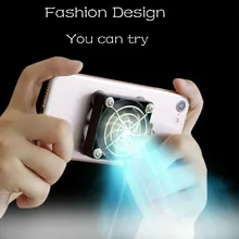 Модный охлаждающий вентилятор для мобильного телефона охлажденный радиатор для Android iPhone Tablet Mute защищает аккумулятор с зарядным кабелем