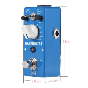 

AROMA AHAR-5 HARMONIST Pitch Shifter Guitar Effect Pedal True Bypass 3 Modes Pitch Shifting Harmony Effects Guitar Parts