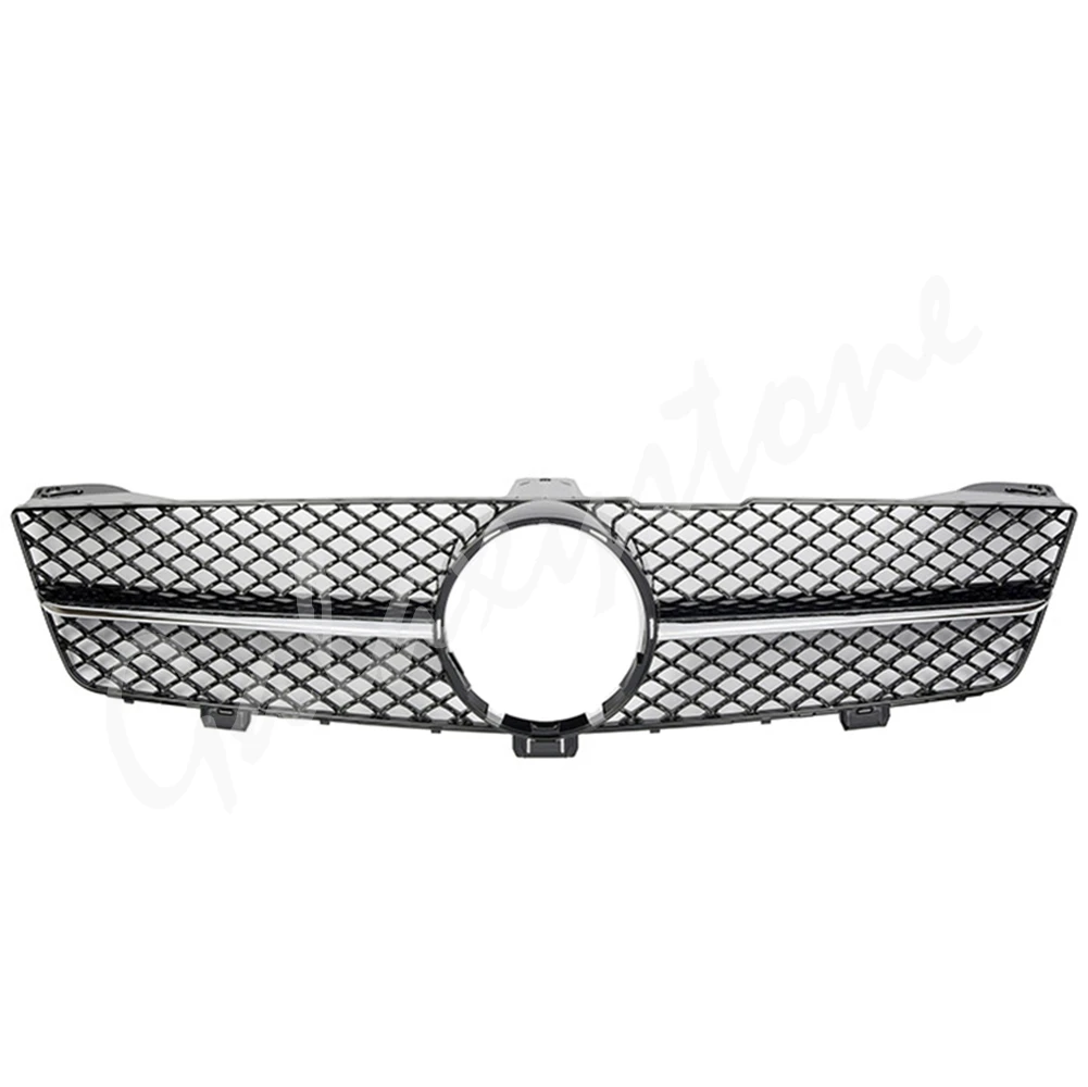 Решетка переднего бампера для Mercedes Benz W219 класс CLS CLS350 CLS500 CLS550 2008 2009 2010 AMG черный серебристый