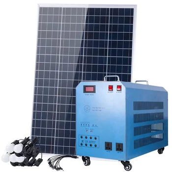 

YM Portable 300w off grid inverter solar power system mobile charger solar home light kit with house appliances