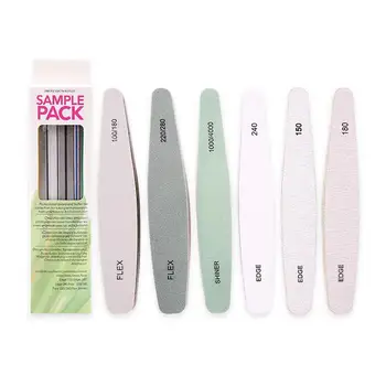 

6Pc/set Remover Soak Off Cap Clip Manicure Cuticle For Polishing Pusher Wipes Fork Clean File Buffer Cotton