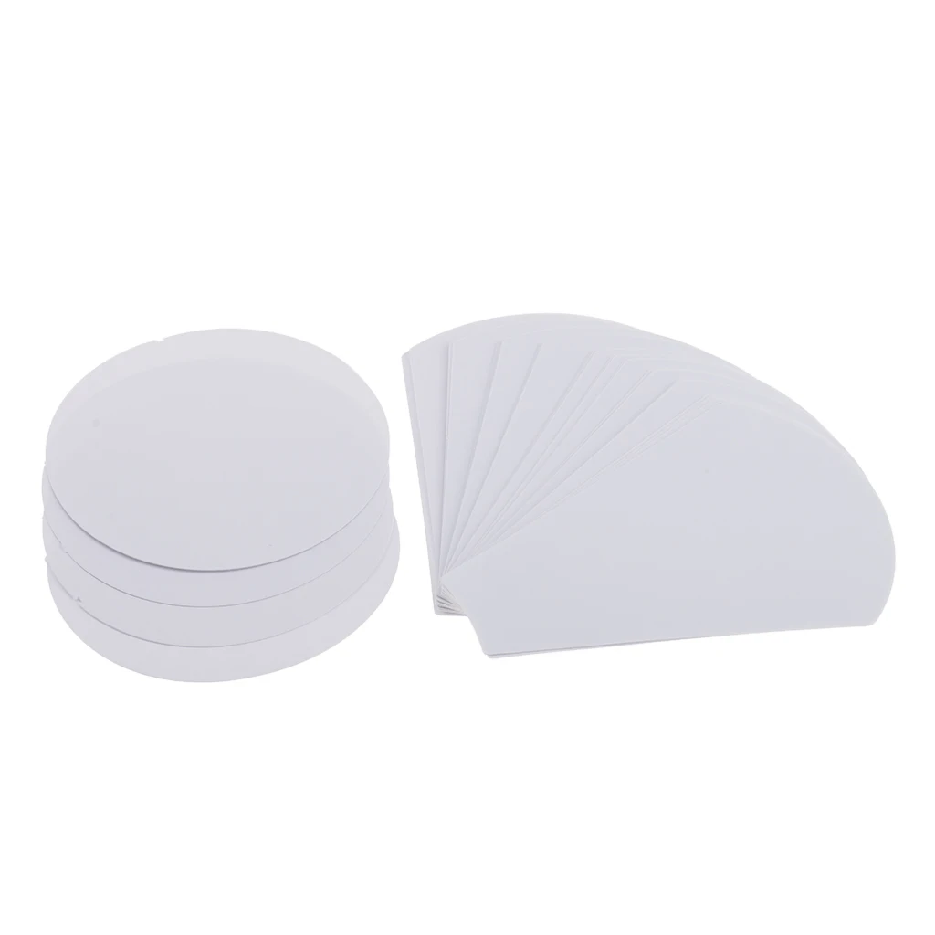 120 Pieces High Quality Flower Shape Paper Quilting Templates for Sewing Craft 71/56/39mm