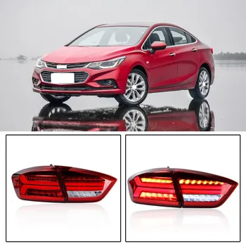 

CAPQX 4PCS/Set For Chevrolet Cruze 2017-2018 LED Taillight Rear Brake Tail Light lamp Headlight Headlamp Stop light