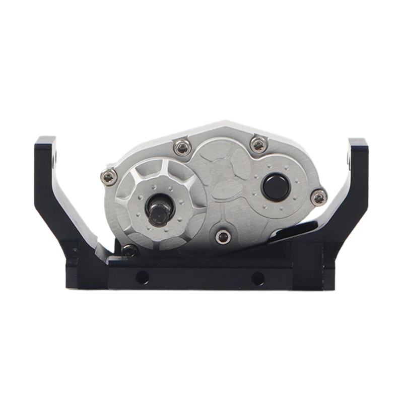 

Hot Metal Gearbox Transfer Case with Mount for SCX10 / D90 1/10 RC Crawler Car RC Metal Transfer Case