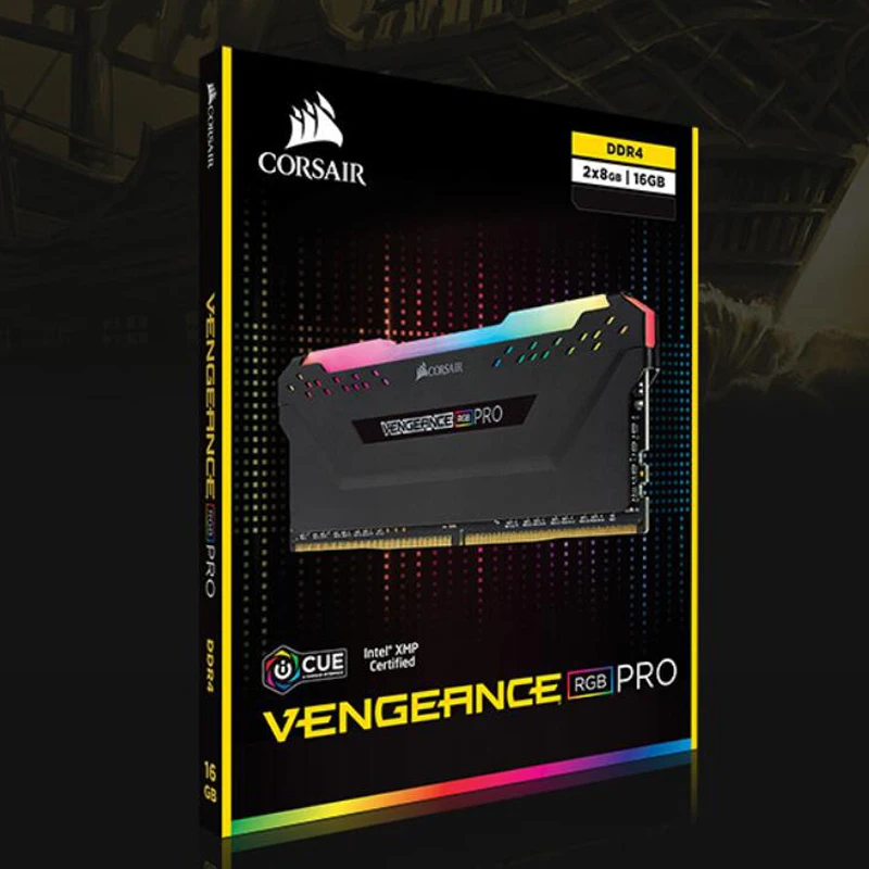 Оперативная память CORSAIR RGB PRO в одной коробке модуль памяти ПК двухканальный DDR4 PC4 поддержка материнской платы ddr4 3000 3200 3600 МГц настольный компьютер