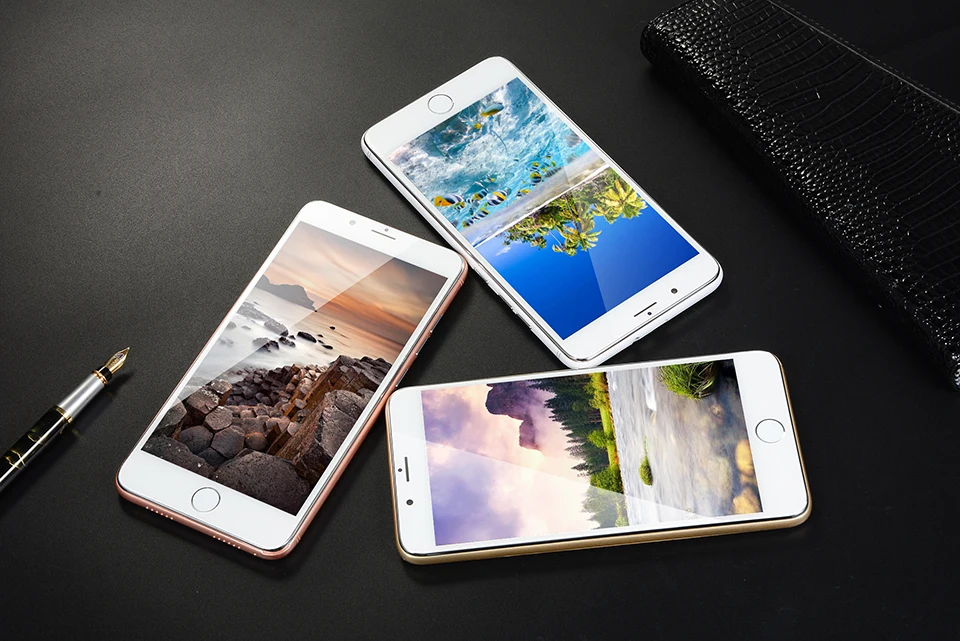 Глобальная прошивка поддержка мобильного телефона iPhone 7 Plus смартфон 5," дюйма высококачественны Fullview MTK6572 Android смартфон
