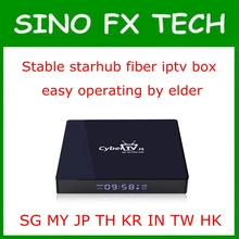 Cybertv J1 плата свободного использования новейший Сингапур Гладкий starhub ip tv box Быстрый отклик волокно ТВ коробка pk turbo tv