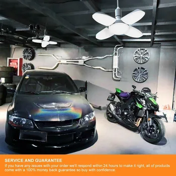 

Universal Deformable Garage Lights LED E27 60W Ceiling Adjustable Work Shop Lamp LKS99