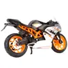 Maisto 1:18 KTM RC 390 690 640 Duke 450 520 525, литые статические автомобили, коллекционные хобби, модель мотоцикла, игрушки ► Фото 3/6