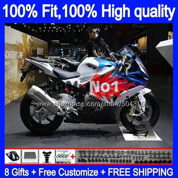 

Injection OEM For BMW S 1000 RR S 1000RR 33MC.136 S1000 RR 2015 2016 2017 2018 2019 S1000RR 15 16 17 18 19 Blue Silver Fairings