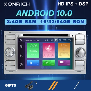 

DSP 2din Android 10 Car Radio Multimedia For Ford Focus 2 Ford Fiesta Mondeo 4 C-Max S-Max Fusion Transit Kuga GPS DVD Navigtion