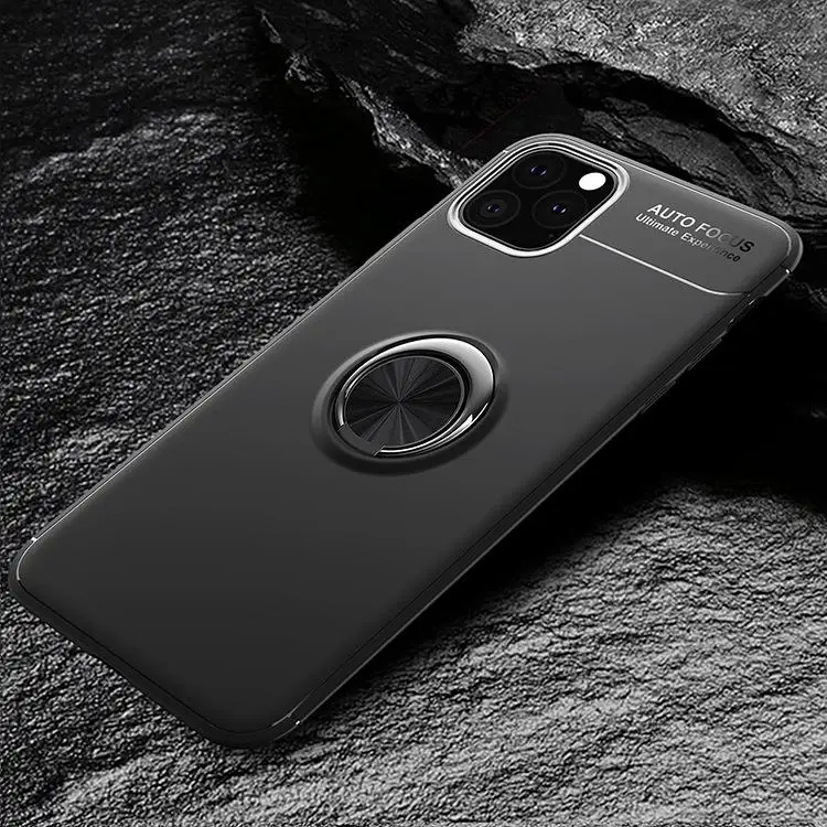 11 Для iPhone 11 чехол автомобильный Магнитный кольцевой кронштейн Силиконовый противоударный ТПУ чехол для iPhone 11/11 Pro/11 Pro Max - Цвет: 11