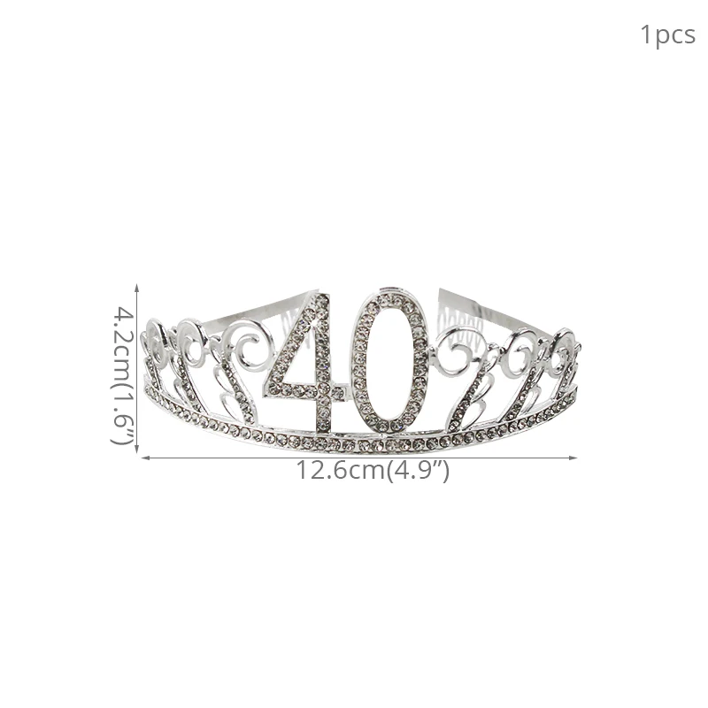 40 crown WEIGAO 30/40/50th воздушные шары с днем рождения золотые латексные воздушные шары для украшения вечеринок взрослые большие 30 вечерние товары для украшения дня рождения Globo - Цвет: 40 crown