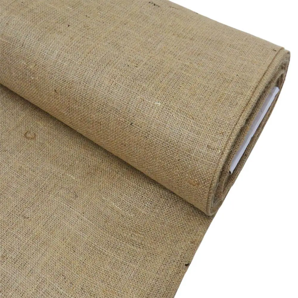  Simple aisle runner burlap material for wedding decorations new wedding decor idea plain style 10m 