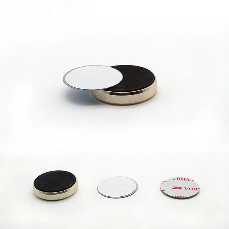 Mini Magnetic Holder Cell Mobile GPS Phone Accessories - Color Name: Gold