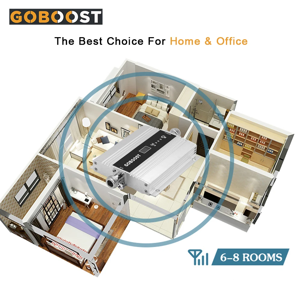 Antenna Signal Booster 4G GSM 900MHz 2G 3G 4G LTE DCS 1800 2100 For Cell Phone 68dB Gain