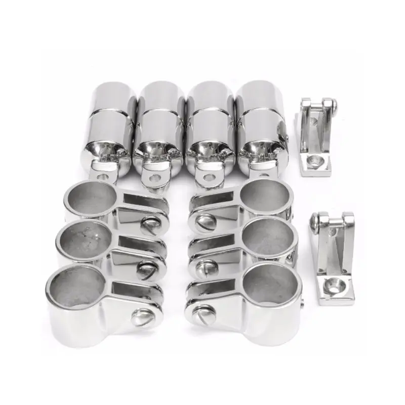 

High Quality 16Pcs/Set Boat Cover/Canopy Fittings Deck Hardware Accessory for 4-Bow Marine Boat 316 Stainless Steel T8WF