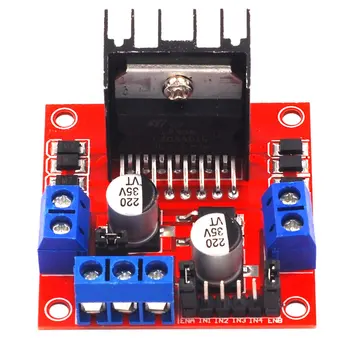 

L298N Stepper Motor Driver Board Module Driver Robot Driver Board Smart Car Single Chip Driver Board Module