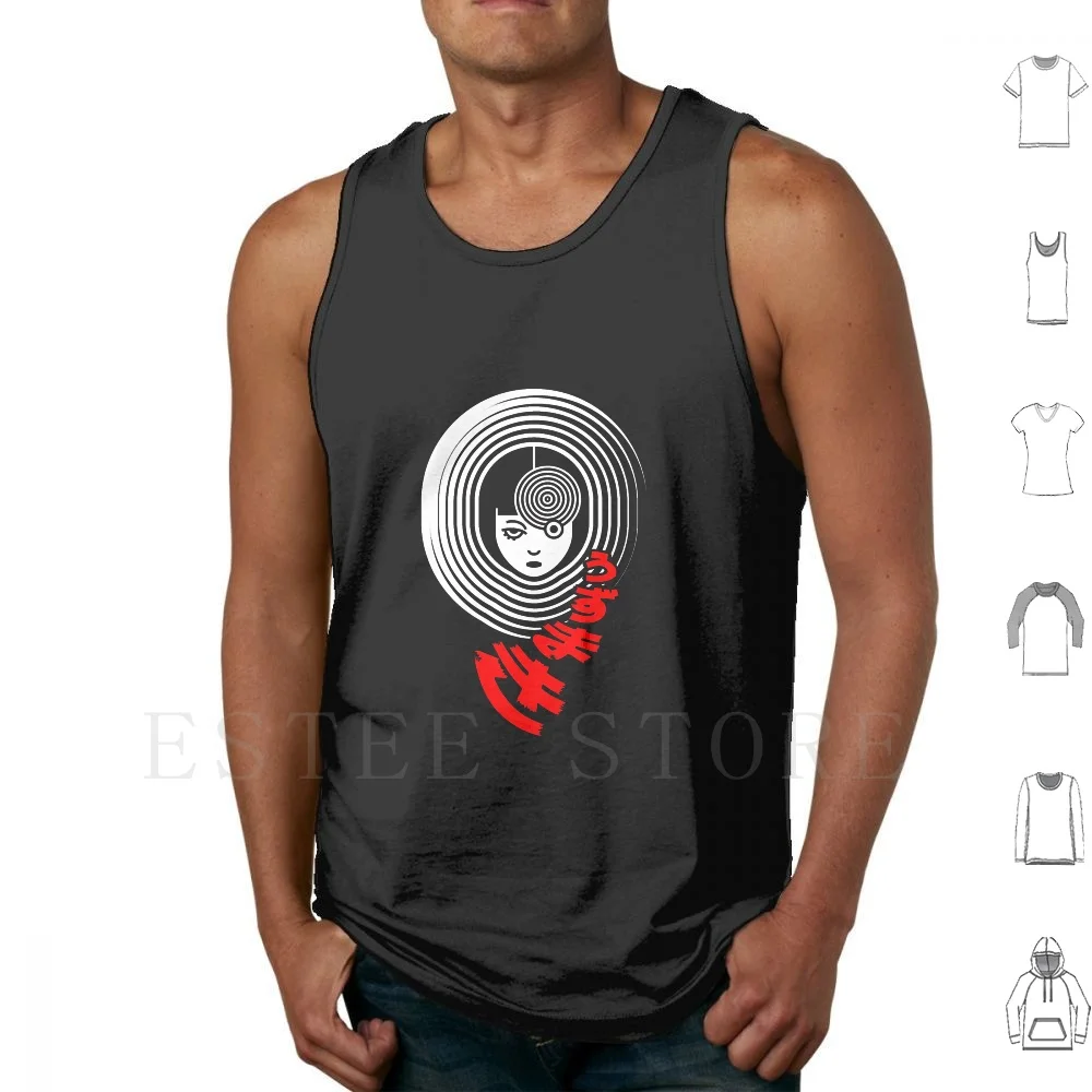 Canottiere A Spirale Canottiera Senza Maniche Uzumaki Spiral Junji Ito Manga Horror