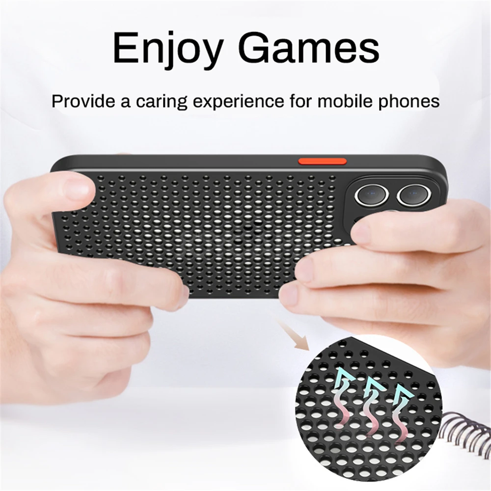 Breathable Cooling Soft Silicone Phone Case