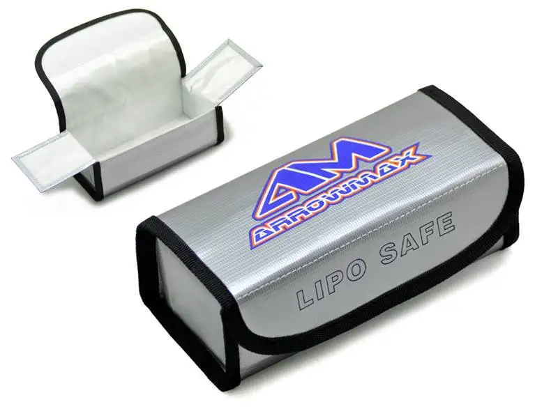 

RC Parts ARROWMAX lipo battery safe explosion-proof bag (185 X 75 X 60MM) AM-199502