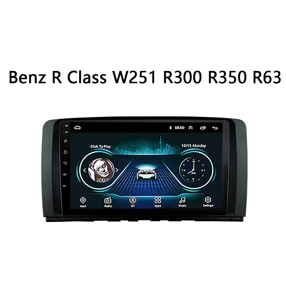 Car Radio For Mercedes Benz R Class W251 R300 R350 R63 Multimedia