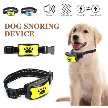 

Dog Training Collar Cat'S Paw Pattern Early Warning No Bark Collar Pet Collar Plastic Sensitivity Adjustment Vibration Mode