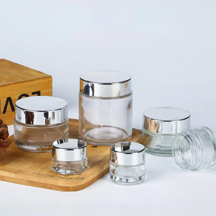 Barattoli Di Vetro 15 Pezzi - 57ml Con Coperchio Argentato, Per Creme, Cosmetici E Bellezza - Foto 10