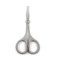 Stainless Steel Makeup Eyebrow Scissors Cosmetic Small Curved Tip Trimmer Manicure Nail Dead Skin Facial Hair Remover Tool 2