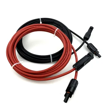 

1Pair 1/3/5/10m Extension Solar Panel Connection Cable Wire with Connector DC Beam Line Photovoltaic Connector Cable 12AWG
