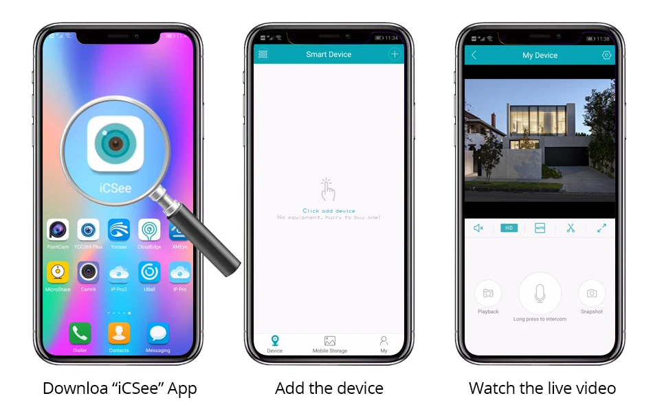 Hiseeu 1080 p speed dome wi fi